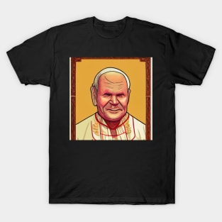 Pope John Paul II | Comics Style T-Shirt